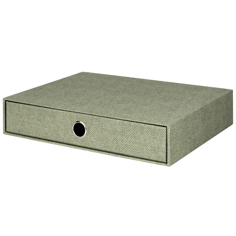 Rössler Papier 1524452670 - S.O.H.O. Boîte à tiroirs pour DIN A4, avec trou de poignée, Special Line Sage, 343 x 250 x 65 mm, 1 Rössler Papier 1524452670 - S.O.H.O. Boîte à tiroirs pour DIN A4, avec trou de poignée, Special Line Sage, 343 x 250 x 65 mm, 1