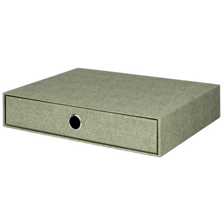 Rössler Papier 1524452670 - S.O.H.O. Boîte à tiroirs pour DIN A4, avec trou de poignée, Special Line Sage, 343 x 250 x 65 mm, 1