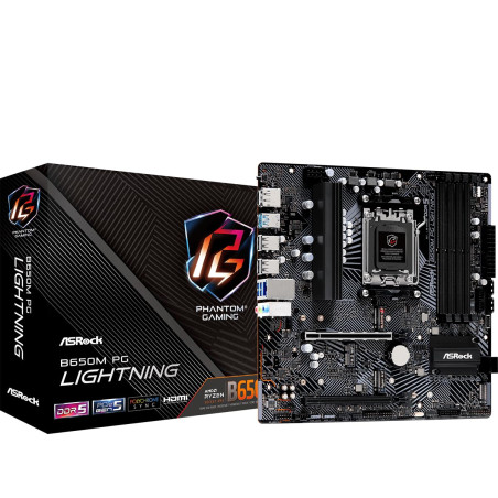 ASROCK B650M Phantom Gaming Lightning AM5 mATX DDR5