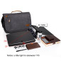 Estarer Sac Ordinateur Portable 15.6 pouces Homme Canevas Rétro Sacoche Messenger Bandoulière Porte documents pour Travail et Ec Estarer Sac Ordinateur Portable 15.6 pouces Homme Canevas Rétro Sacoche Messenger Bandoulière Porte documents pour Travail et Ec