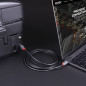 Câble USB 3.2 Type C vers B, 5Gbit/s, Anthra Line, 1m Câble USB 3.2 Type C vers B, 5Gbit/s, Anthra Line, 1m
