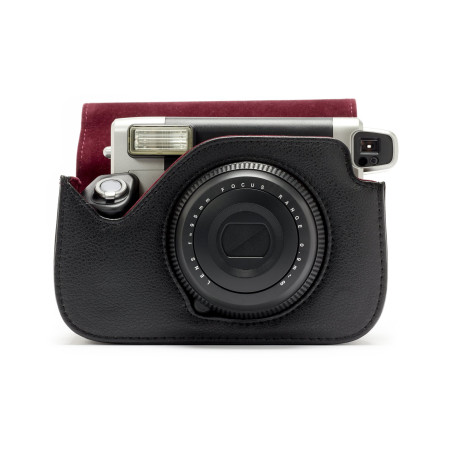 instax mini 90 Étui en cuir PU avec sangle
