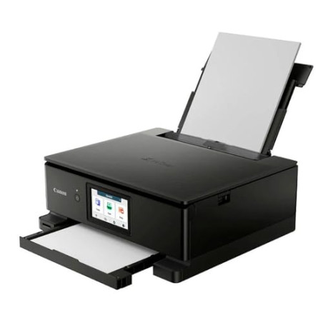 Canon PIXMA TS8750 Imprimante Photo et bureautique Multifonction Copie Jet d'encre Couleur WiFi Recto-Verso et Scanner, 6 Cartou