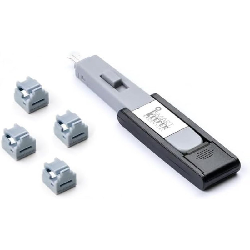 SmartKeeper Essential / 4 x RJ11 Port Blockers mit 1 x Lock Key Mini/Grau SmartKeeper Essential / 4 x RJ11 Port Blockers mit 1 x Lock Key Mini/Grau