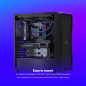 ENDORFY Navis F280 ARGB – Refroidisseur de CPU Liquide AIO, radiateur 280mm, pompe PWM, 2x ventilateurs Fluctus 140 PWM ARGB, In ENDORFY Navis F280 ARGB – Refroidisseur de CPU Liquide AIO, radiateur 280mm, pompe PWM, 2x ventilateurs Fluctus 140 PWM ARGB, In