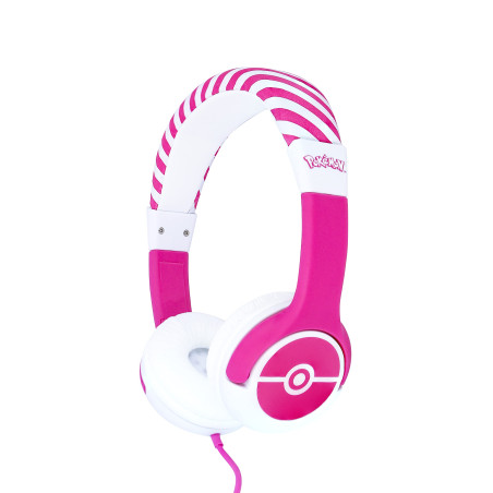 OTL Technologies Pokémon Casque Filaire Enfant Pokémon Pokémon Rose 3-7 Ans
