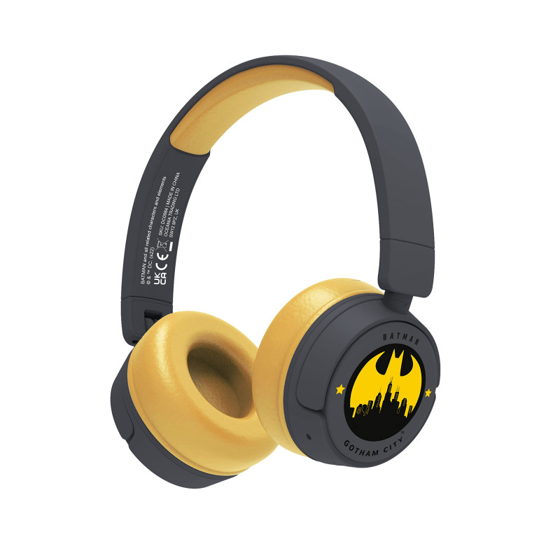 OTL Technologies DC0984 Batman Gotham City Casque sans Fil pour Enfant Gris OTL Technologies DC0984 Batman Gotham City Casque sans Fil pour Enfant Gris