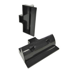 enjoy solar panneau solaire ABS 180mm support de spoiler de maintien en noir, idéal pour camping-cars caravanes bateau