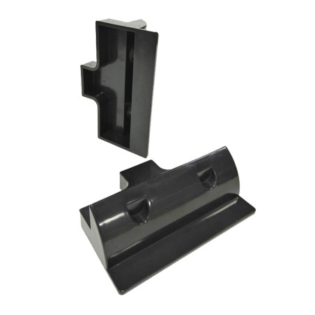 enjoy solar panneau solaire ABS 180mm support de spoiler de maintien en noir, idéal pour camping-cars caravanes bateau