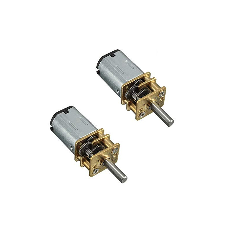 DollaTek 2Pcs DC 9V 105RPM 3mm Arbre Mini Engrenage En Métal Moteur GA12-N20 Moteur de réduction Mini moteur à engrenages de ret DollaTek 2Pcs DC 9V 105RPM 3mm Arbre Mini Engrenage En Métal Moteur GA12-N20 Moteur de réduction Mini moteur à engrenages de ret