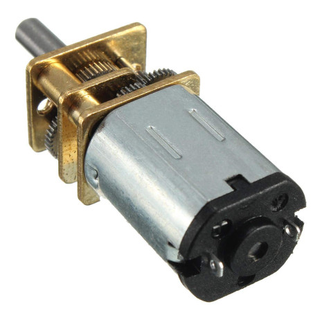 DollaTek 2Pcs DC 9V 105RPM 3mm Arbre Mini Engrenage En Métal Moteur GA12-N20 Moteur de réduction Mini moteur à engrenages de ret