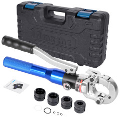 AMZCNC - Pince à sertir professionnelle - Profil TH 16, 20, 26, 32 - Pour tube composite avec raccords du profil TH - Inserts de