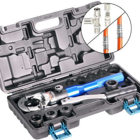 AMZCNC - Pince à sertir professionnelle - Profil TH 16, 20, 26, 32 - Pour tube composite avec raccords du profil TH - Inserts de