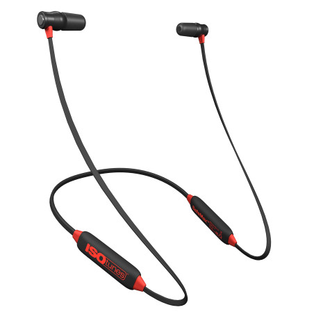ISOtunes Écouteurs XTRA 2.0 : protection auditive Bluetooth EN352, 27 dB NRR, limite de volume 79 dB, autonomie 11 h