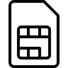 Carte SIM M2M 12 Mois Compatible Alarme AJAX sans Engagement