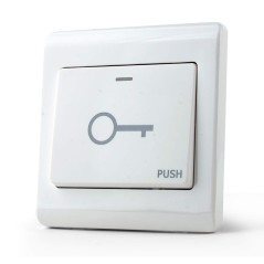 KDL Bouton poussoir de sortie de porte en plastique 86 x 86 pour système de sécurité Elextric Lock DIY