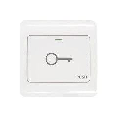 KDL Bouton poussoir de sortie de porte en plastique 86 x 86 pour système de sécurité Elextric Lock DIY