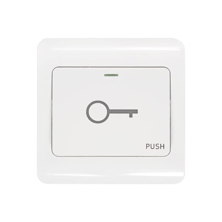 KDL Bouton poussoir de sortie de porte en plastique 86 x 86 pour système de sécurité Elextric Lock DIY