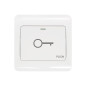 KDL Bouton poussoir de sortie de porte en plastique 86 x 86 pour système de sécurité Elextric Lock DIY KDL Bouton poussoir de sortie de porte en plastique 86 x 86 pour système de sécurité Elextric Lock DIY