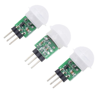 Hailege 3pcs AM312 Mini Pyroélectrique PIR Module De Capteur Humain PIR Capteur IR Infrarouge Corps Manuel Détecteur IR Infrarou