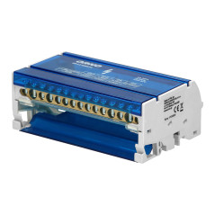 Orno LZ-8202/ Bloc Distribution Répartiteur Pour Rail DIN ou Tableau Electrique Avec 4 Rangées (15 fils)