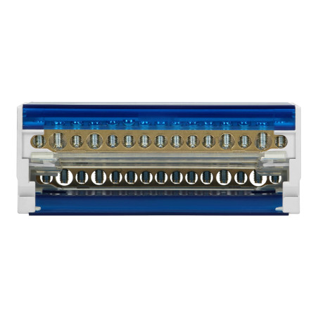 Orno LZ-8202/ Bloc Distribution Répartiteur Pour Rail DIN ou Tableau Electrique Avec 4 Rangées (15 fils)