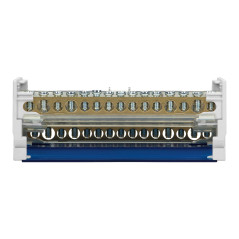 Orno LZ-8202/ Bloc Distribution Répartiteur Pour Rail DIN ou Tableau Electrique Avec 4 Rangées (15 fils)