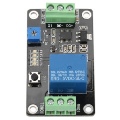 Module Relais TRM01 Multifonction DC 5-24V avec Délai Marche/Arrêt pour Automatisation et Contrôle Électrique