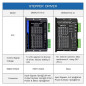 STEPPERONLINE pilote de moteur pas à pas/Stepper Motor Driver DM542T 1.0-4.2A 20-50VDC pour Nema 17, 23, 24 Moteur pas a pas STEPPERONLINE pilote de moteur pas à pas/Stepper Motor Driver DM542T 1.0-4.2A 20-50VDC pour Nema 17, 23, 24 Moteur pas a pas