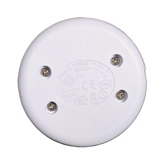 Interrupteur à pied avec contacts à vis, 1 pôle, 2 A 250 V, blanc, interrupteur de lampe