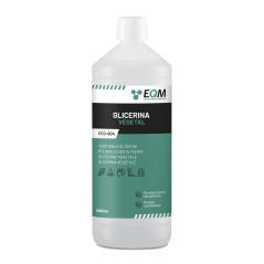 EQM - ECO-904 - Glycérine Végétale - 1L - Pureté 99,5% Glycérol 100% Naturelle - Hydratant naturel pour les cheveux et la peau -