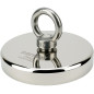 SENSEI® Aimant en Néodyme Puissant avec Anneau Écrou – Ø 120 mm, Force d'Attraction 600 kg – Grand et Très Puissant Aimant pour SENSEI® Aimant en Néodyme Puissant avec Anneau Écrou – Ø 120 mm, Force d'Attraction 600 kg – Grand et Très Puissant Aimant pour