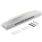 deleyCON CAT6 Panneau de Brassage 16 Port Bureau 19 Pouces Le Montage en Rack Assemblage du Serveur 16x RJ45 Blindé TIA568A TIA5 deleyCON CAT6 Panneau de Brassage 16 Port Bureau 19 Pouces Le Montage en Rack Assemblage du Serveur 16x RJ45 Blindé TIA568A TIA5