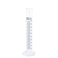 Teqler Cylindre gradué en verre 100 ml