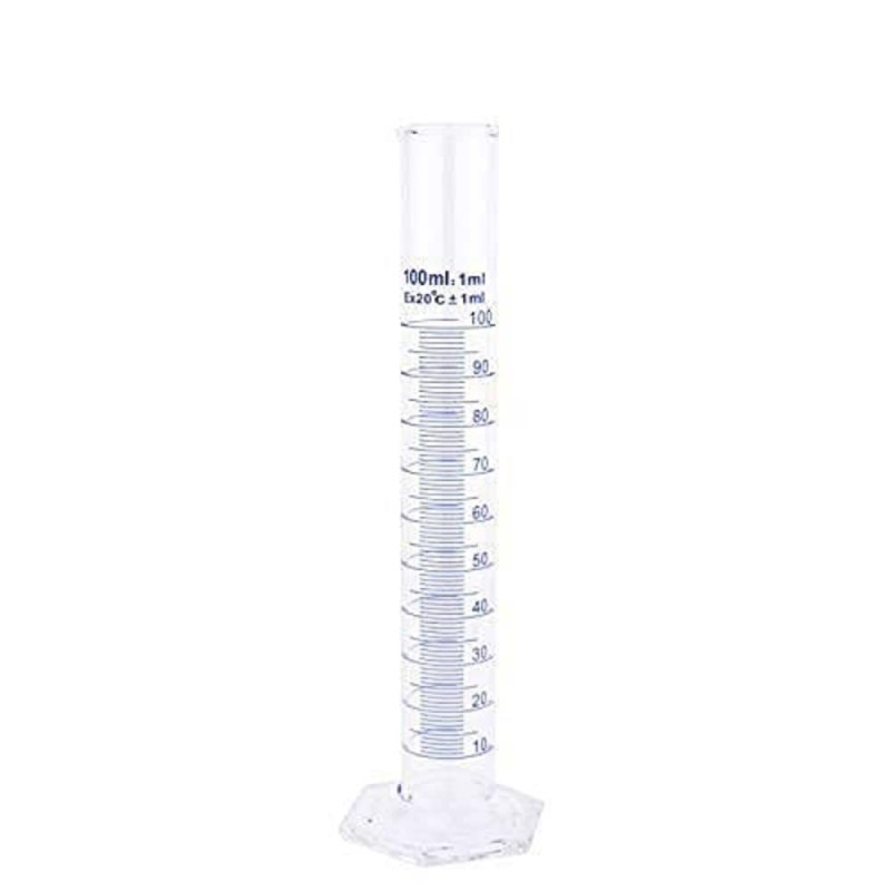 Teqler Cylindre gradué en verre 100 ml