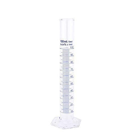 Teqler Cylindre gradué en verre 100 ml