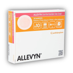 ALLEVYN Gentle Border Lite Vinaigrette Ovale 8,6 x 7,7 cm