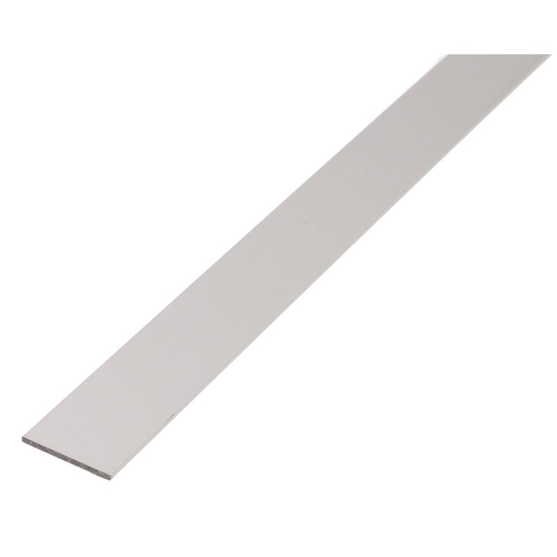 Alberts 471729 Profilé plein plat | aluminium, anodisé, couleur argent | 1000 x 50 x 3 mm Alberts 471729 Profilé plein plat | aluminium, anodisé, couleur argent | 1000 x 50 x 3 mm