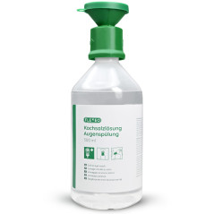 FLEXEO serum physiologique bouteille NaCl 0.9 - Rince oeil 500 ml - lavage des yeux chlorure de sodium - bouteille - lotion ocul