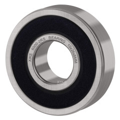 XiKe Roulements à billes 6000-2RS 10x26x8mm - Acier 100Cr6 - Double Joint en Caoutchouc - Pré-lubrifié - Lot de 4.