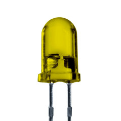 Lumetheus LED Diodes électroluminescentes 5mm couleur Jaune Ultra-lumineux 3000 mcd 100 pièces 2-3V 2 Pin LEDs Ampoule Diode à s