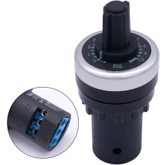 Taiss/LA42DWQ-22 5K 22mm Gouverneur Potentiomètre Rotatif Convertisseur Résistance Variable Vitesse Entraînement Potentiomètre
