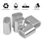 100 Pièces Manchons en Aluminium Ovale, Clip à Sertir en Aluminium, Ovale Manchons de Câble en Aluminium, Ferrules à Virole pour 100 Pièces Manchons en Aluminium Ovale, Clip à Sertir en Aluminium, Ovale Manchons de Câble en Aluminium, Ferrules à Virole pour