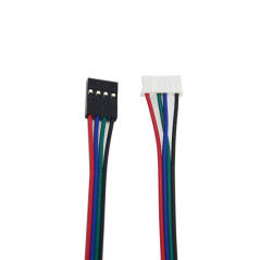 Iverntech 6 pièces 1,5 m XH2.54 Dupont 4 broches à 6 broches, câble de moteur pas à pas pour imprimante 3D Nema 17 moteur pas à