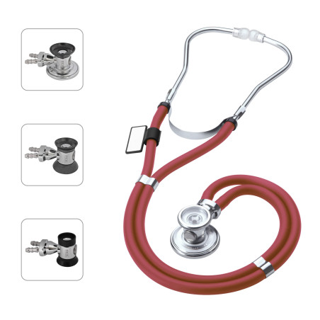 Stéthoscope Sprague Rappaport - Pavillon Double Et Interchangeable (Pour Adulte, Enfant, Nourrisson) - MDF Instruments - Vert tr