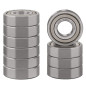 XiKe 10x 6203ZZ Roulements à billes 17x40x12mm, Acier 100Cr6 - Prélubrifié - Double joint métallique, 6203-2Z Roulements à bille XiKe 10x 6203ZZ Roulements à billes 17x40x12mm, Acier 100Cr6 - Prélubrifié - Double joint métallique, 6203-2Z Roulements à bille