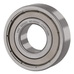 XiKe 10x 6203ZZ Roulements à billes 17x40x12mm, Acier 100Cr6 - Prélubrifié - Double joint métallique, 6203-2Z Roulements à bille