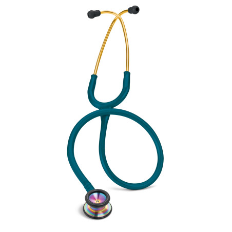 3M Littmann Stéthoscope Classic II Pédiatrique Rainbow Edition, Tubulure Bleu Caraïbes, 2153
