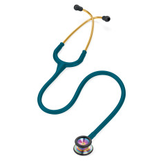 3M Littmann Stéthoscope Classic II Pédiatrique Rainbow Edition, Tubulure Bleu Caraïbes, 2153