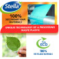 Stella Pack Sacs Poubelle Écologiques 35l à Cordon Durables Flexibles Recyclables Solides Parfumés Mint en Plastique Recyclé Rés Stella Pack Sacs Poubelle Écologiques 35l à Cordon Durables Flexibles Recyclables Solides Parfumés Mint en Plastique Recyclé Rés